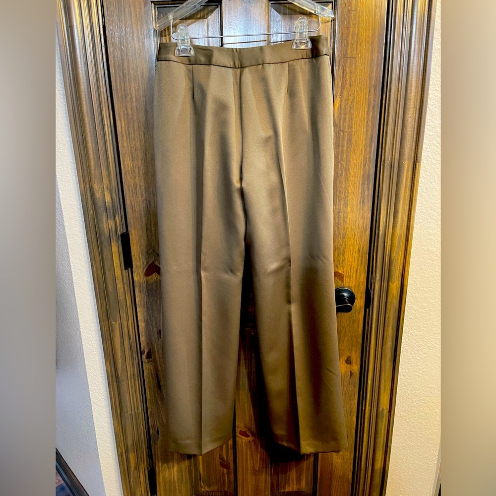Kasper Womens Tan Single Breasted Blazer 3 Piece Suit Sz 4P - Picture 10 of 10